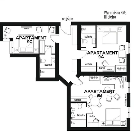 Apartament Dk Premium Warmińska Secesja *